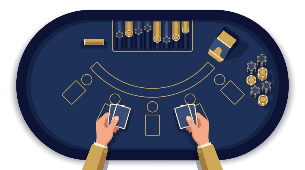 Table de blackjack