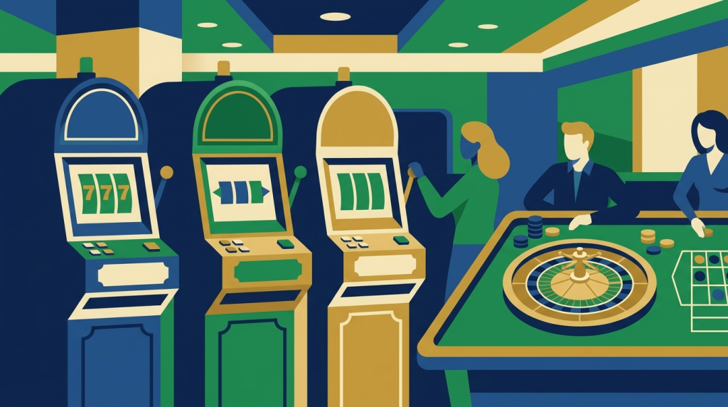Machines a sous et roulette
