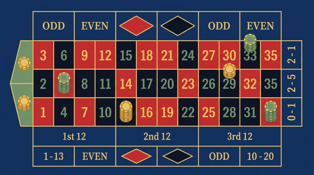 Roulette française, anglaise et américaine : les différences